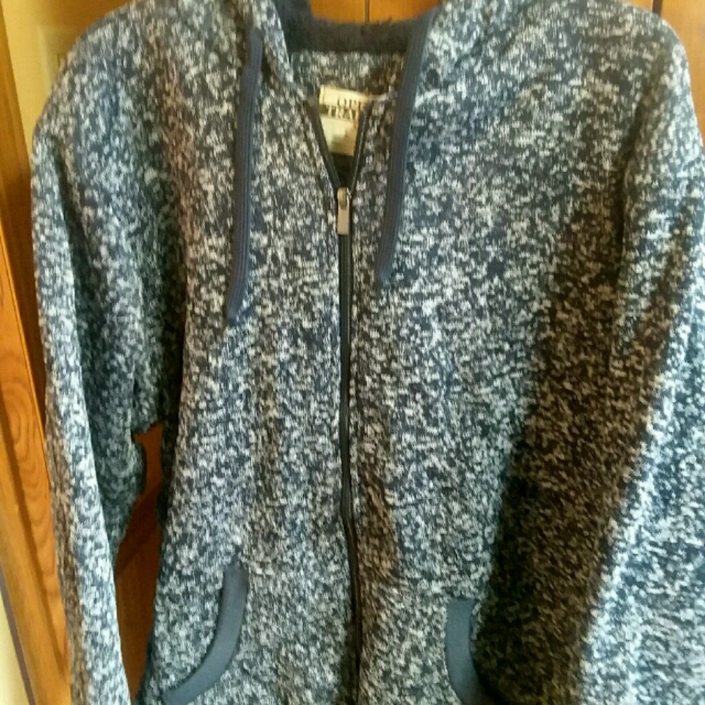 Fleece lined coat
